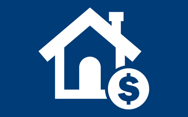 House with a dollar sign