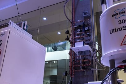 NMR Helium recovery Plumbing System