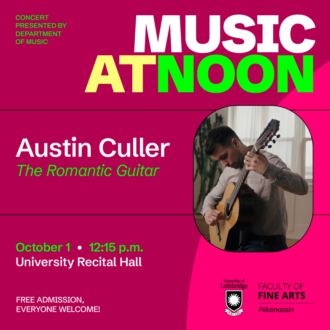 Image of Austin Culler playing guitar while sitting.