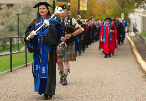 Convocation procession