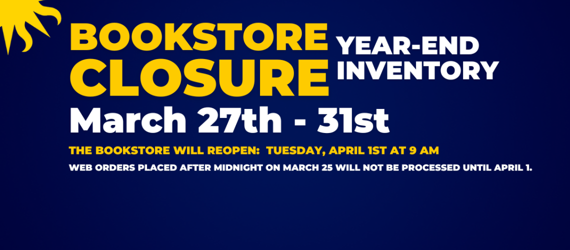 Bookstore Year-End Inventory Closure