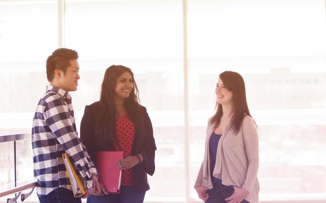 students smiling