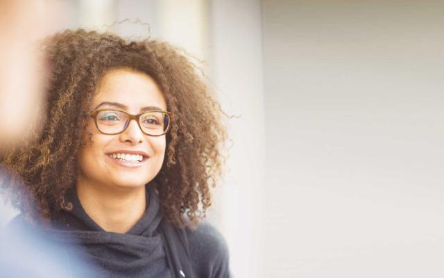 smiling student