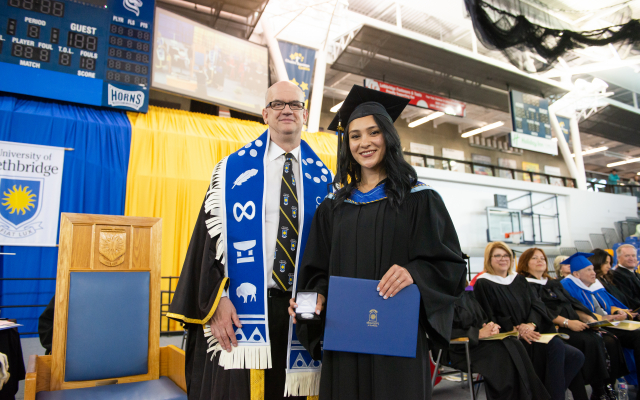 Sydney Gelineaou-Olay presented with award