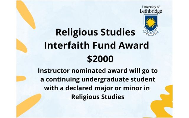 Interfaith Fund Award