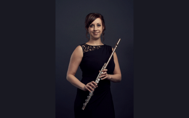 Sarah MacDonald with flute