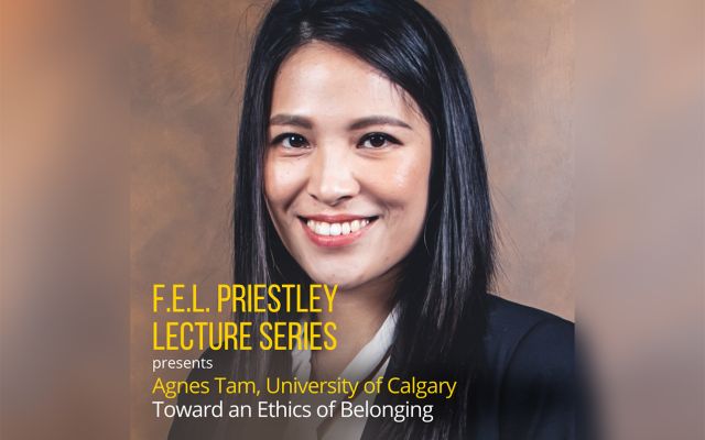 F. E. L. Priestley Lecture 2024