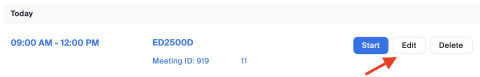 zoom edit scheduled meeting