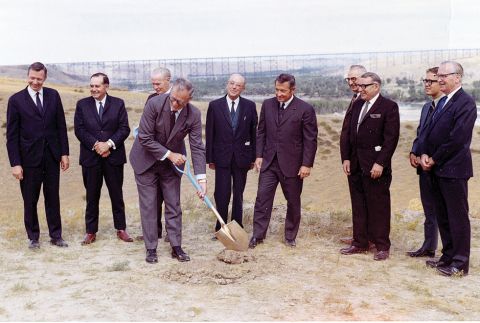 University Hall Ground-breaking