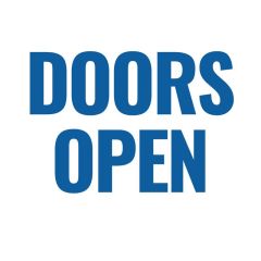 Doors Open The words Doors Open