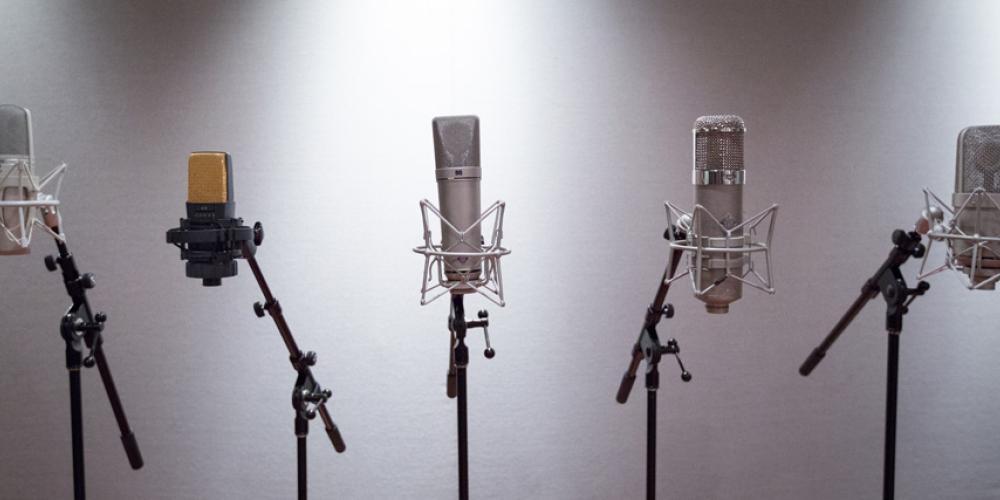 five microphones