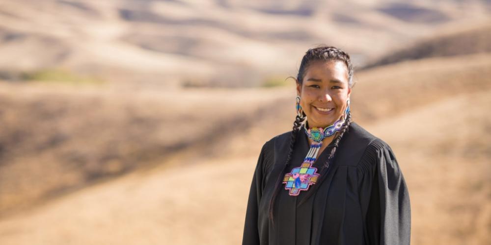 Jamie Medicine Crane (BEd ’05) leads in her community as an activist, advocate, educator and artist