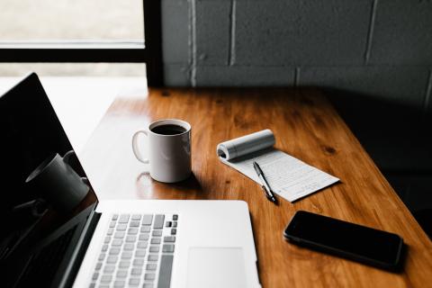 Picture of quiet desk