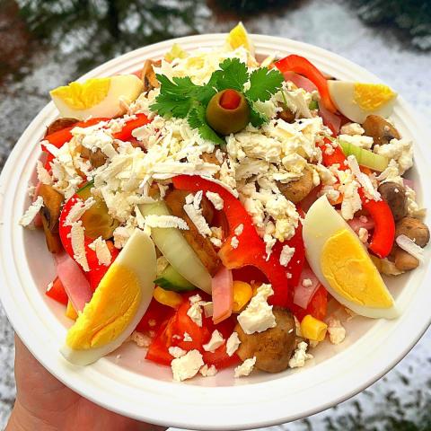 BULGARIAN SHEPHERD’S SALAD 