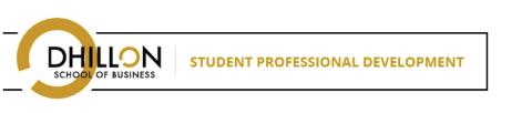 Student Professional Development Banner 