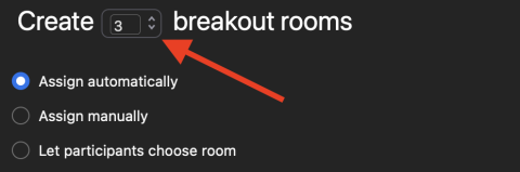 Zoom Breakout rooms