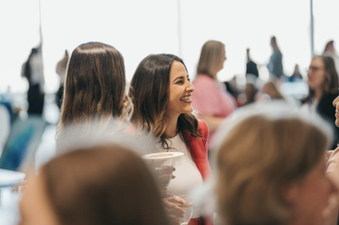 women in a crowd