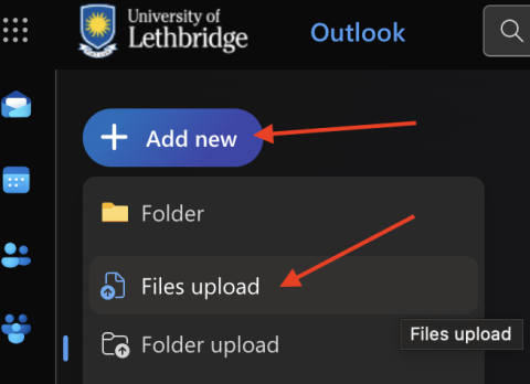 OneDrive (web) - Files Upload