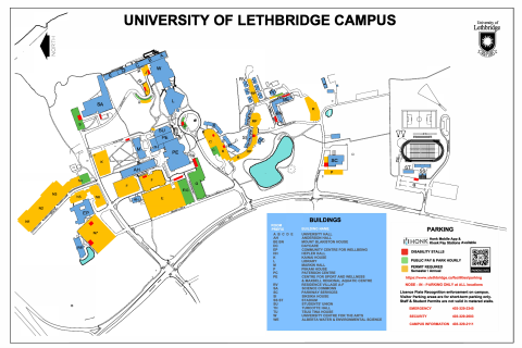 ULethbridge campus map